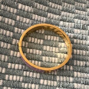 Kate Spade Gold and Purple Bangle